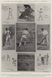 Das erste Testspiel zwischen England und Australien in Edgbaston